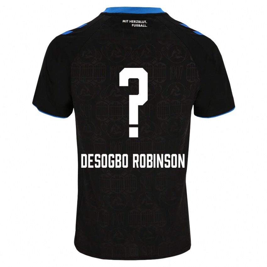 נשים Jermaine Desogbo Robinson #0 שחור לבן אדום ג'רזי ביתית 2026/27 חולצה קצרה