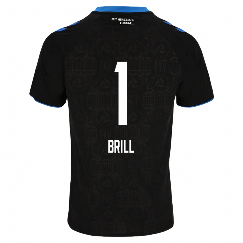 נשים Moritz Brill #1 שחור לבן אדום ג'רזי ביתית 2026/27 חולצה קצרה