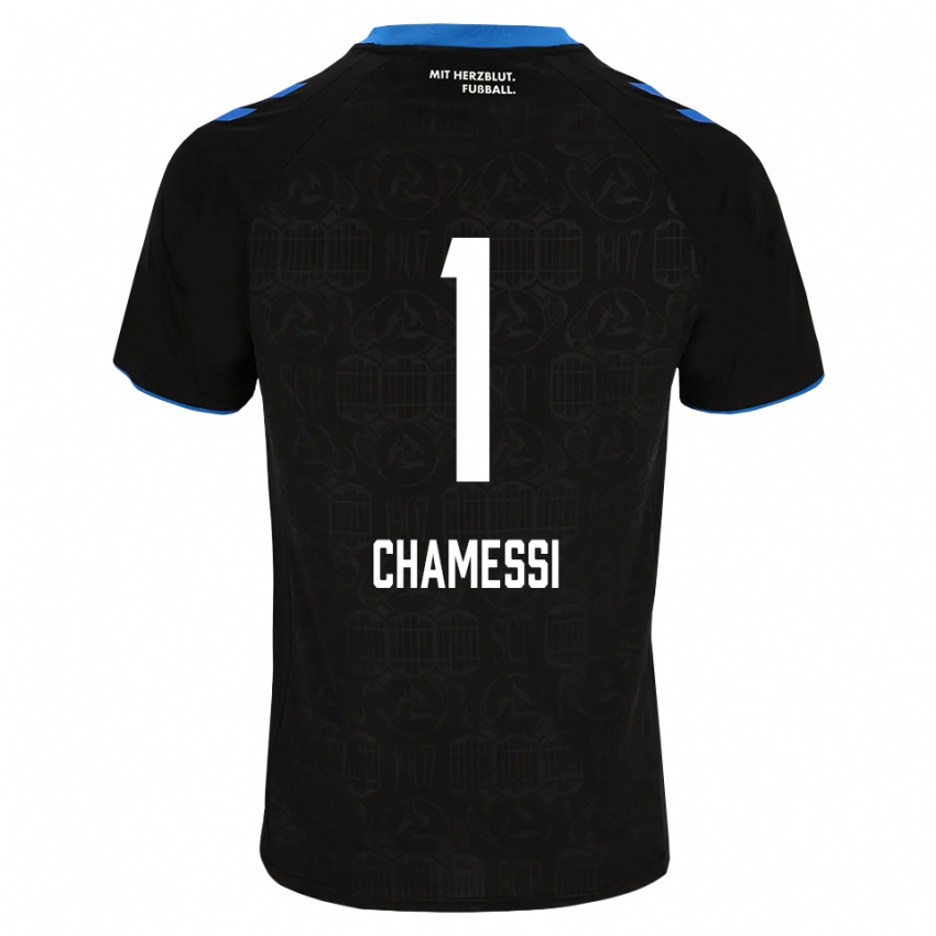 נשים Ian Chamessi #1 שחור לבן אדום ג'רזי ביתית 2026/27 חולצה קצרה