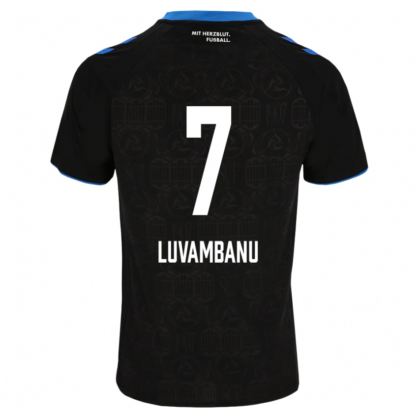 נשים Danell Luvambanu #7 שחור לבן אדום ג'רזי ביתית 2026/27 חולצה קצרה