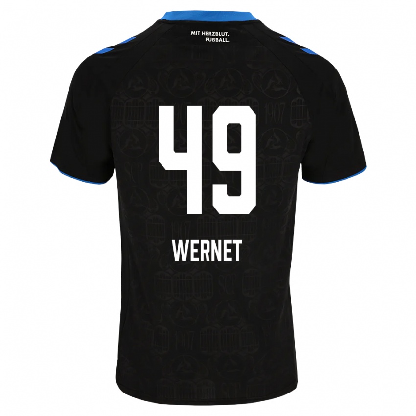 נשים Vigo Wernet #49 שחור לבן אדום ג'רזי ביתית 2026/27 חולצה קצרה