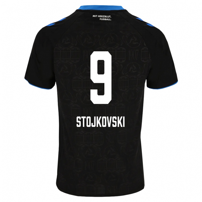 נשים Jakov Stojkovski #9 שחור לבן אדום ג'רזי ביתית 2026/27 חולצה קצרה