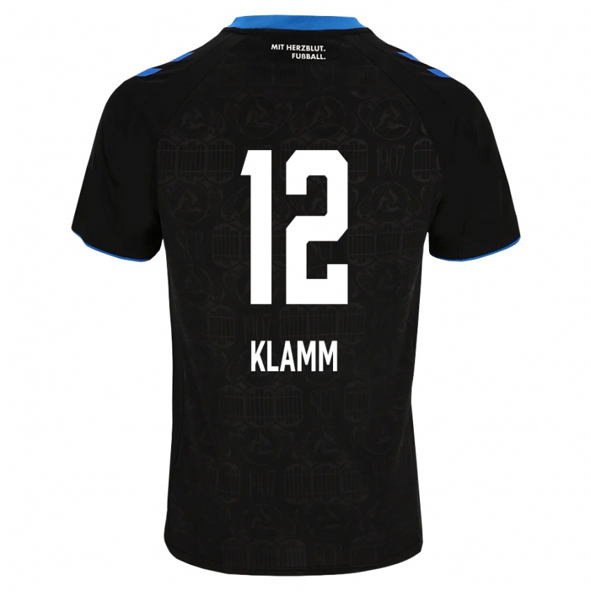 נשים Felix Klamm #12 שחור לבן אדום ג'רזי ביתית 2026/27 חולצה קצרה