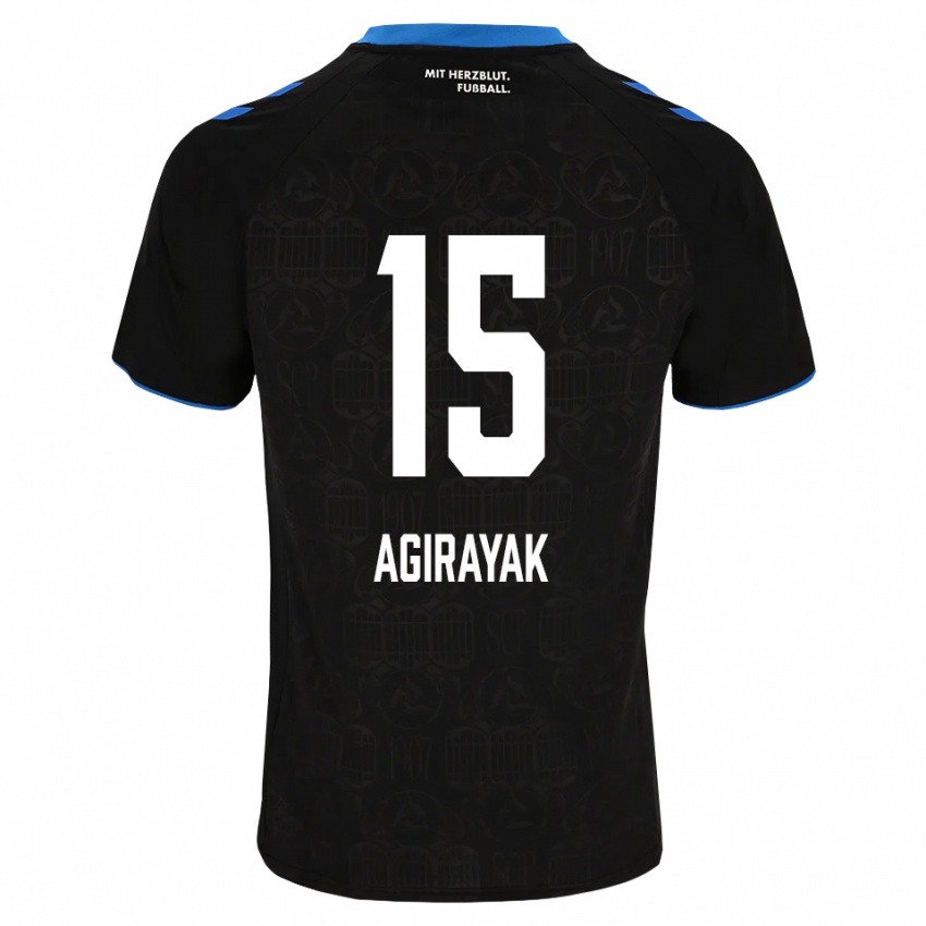 נשים Cihan Agirayak #15 שחור לבן אדום ג'רזי ביתית 2026/27 חולצה קצרה