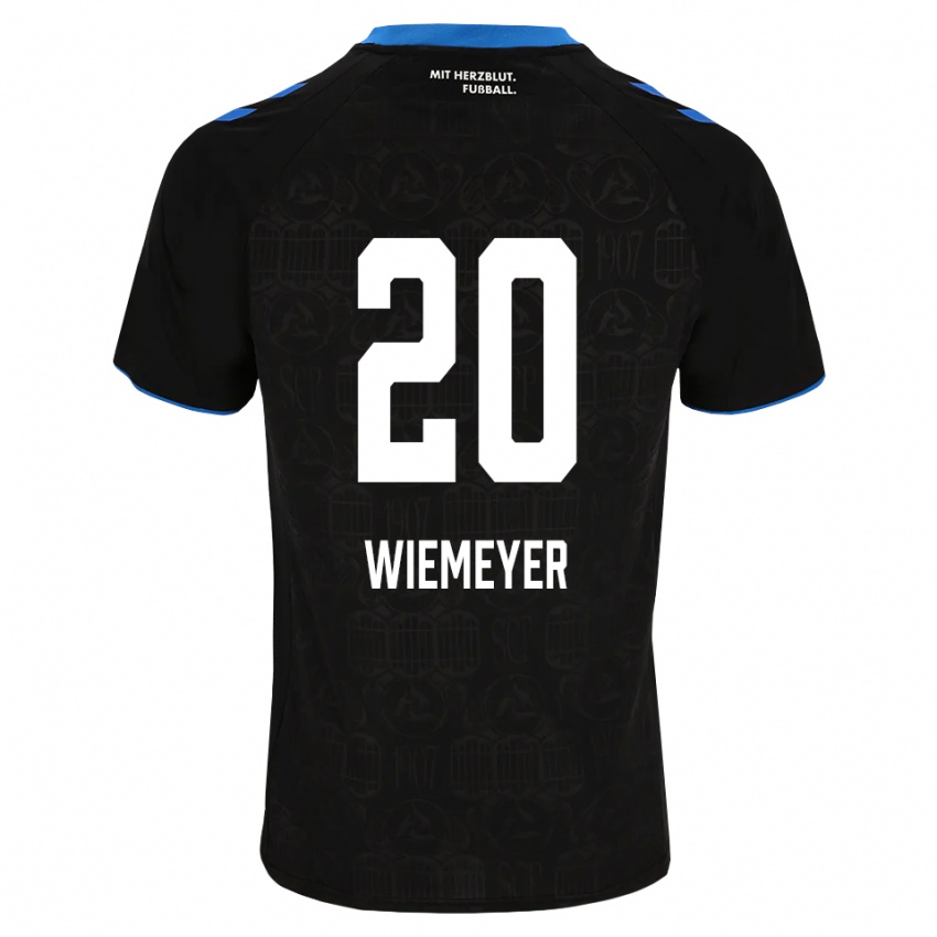 נשים Felix Wiemeyer #20 שחור לבן אדום ג'רזי ביתית 2026/27 חולצה קצרה
