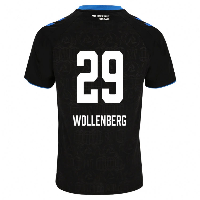 נשים Paul Wollenberg #29 שחור לבן אדום ג'רזי ביתית 2026/27 חולצה קצרה