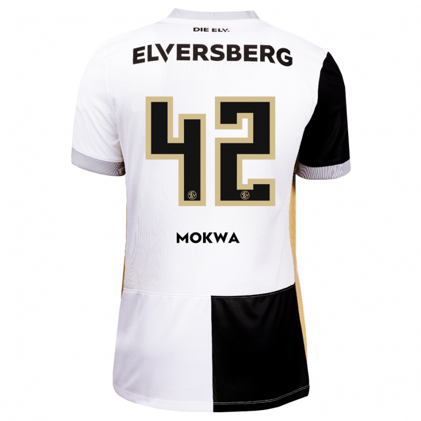 נשים David Mokwa #42 שחור לבן חום ג'רזי ביתית 2026/27 חולצה קצרה