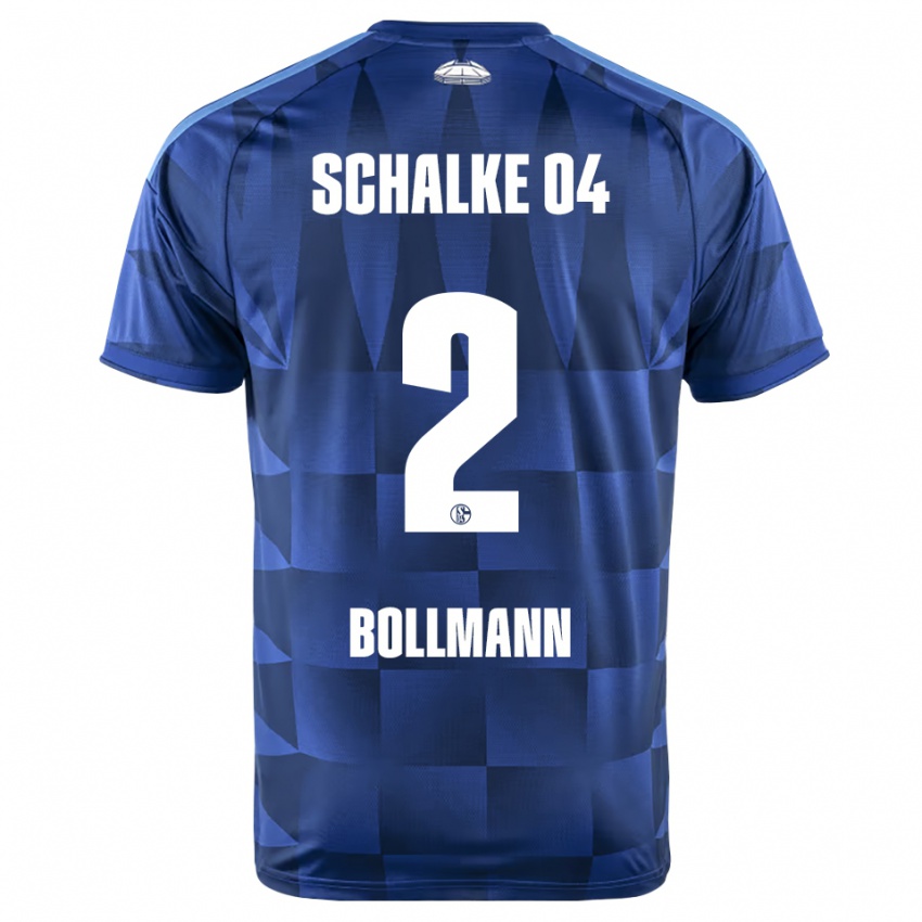 נשים Nathalie Bollmann #2 כחול כהה צהוב לבן ג'רזי ביתית 2026/27 חולצה קצרה