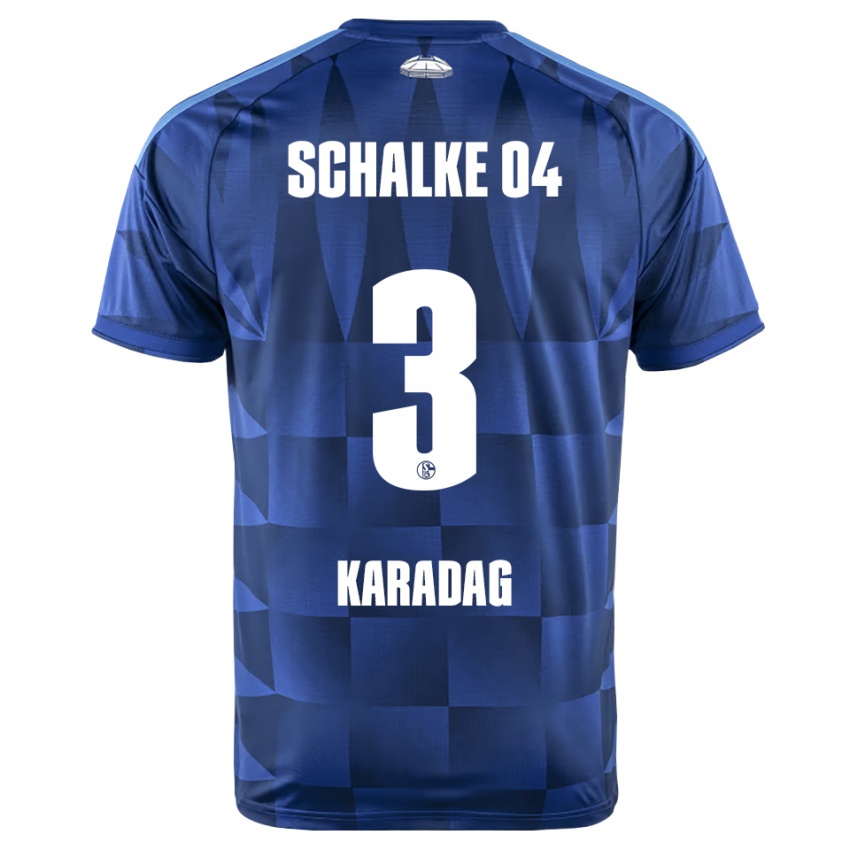 נשים Meltem Karadag #3 כחול כהה צהוב לבן ג'רזי ביתית 2026/27 חולצה קצרה
