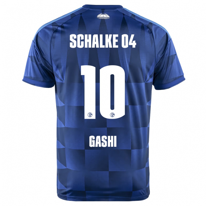 נשים Edion Gashi #10 כחול כהה צהוב לבן ג'רזי ביתית 2026/27 חולצה קצרה