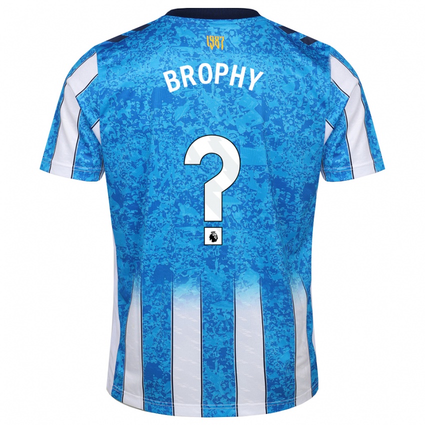 נשים Tyler Brophy #0 לבן כחול כתום ג'רזי ביתית 2026/27 חולצה קצרה