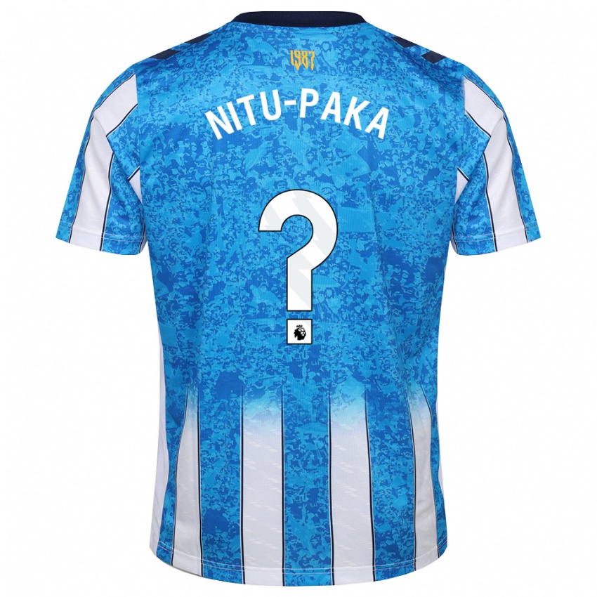 נשים Chavvy Nitu-Paka #0 לבן כחול כתום ג'רזי ביתית 2026/27 חולצה קצרה