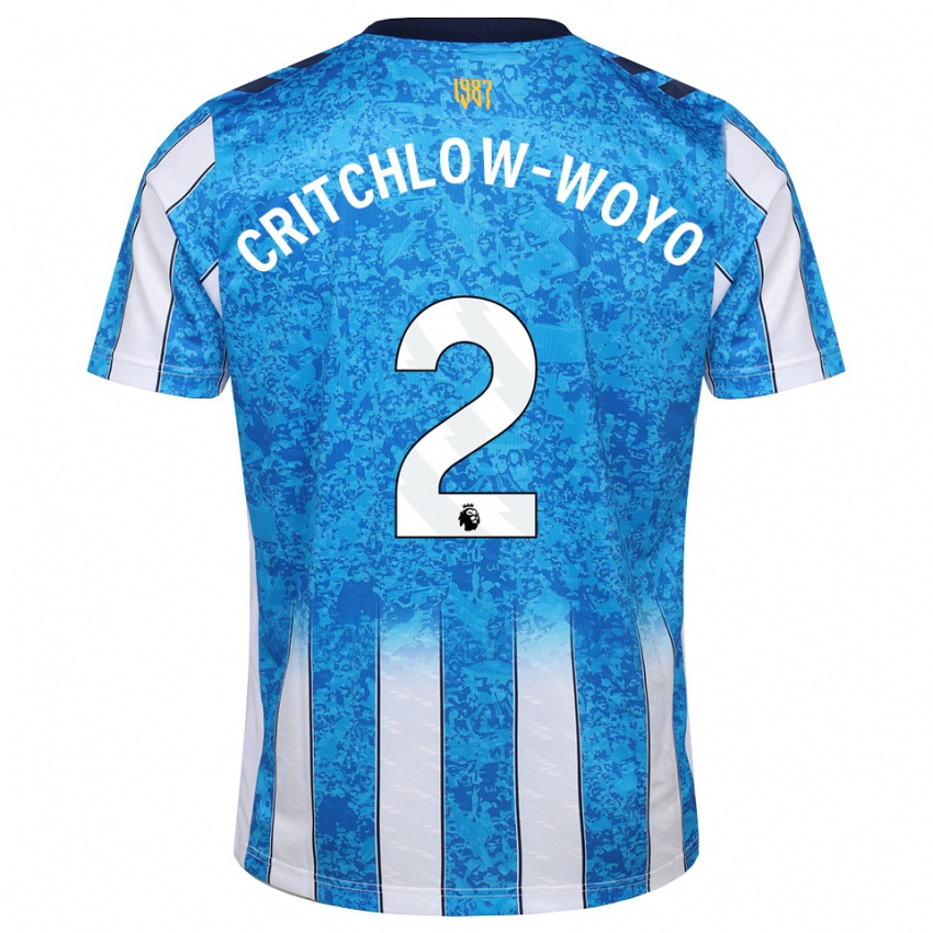 נשים Tionne Critchlow-Woyo #2 לבן כחול כתום ג'רזי ביתית 2026/27 חולצה קצרה