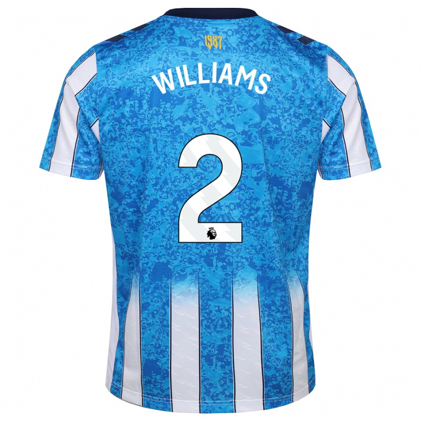 נשים Thomas Williams #2 לבן כחול כתום ג'רזי ביתית 2026/27 חולצה קצרה