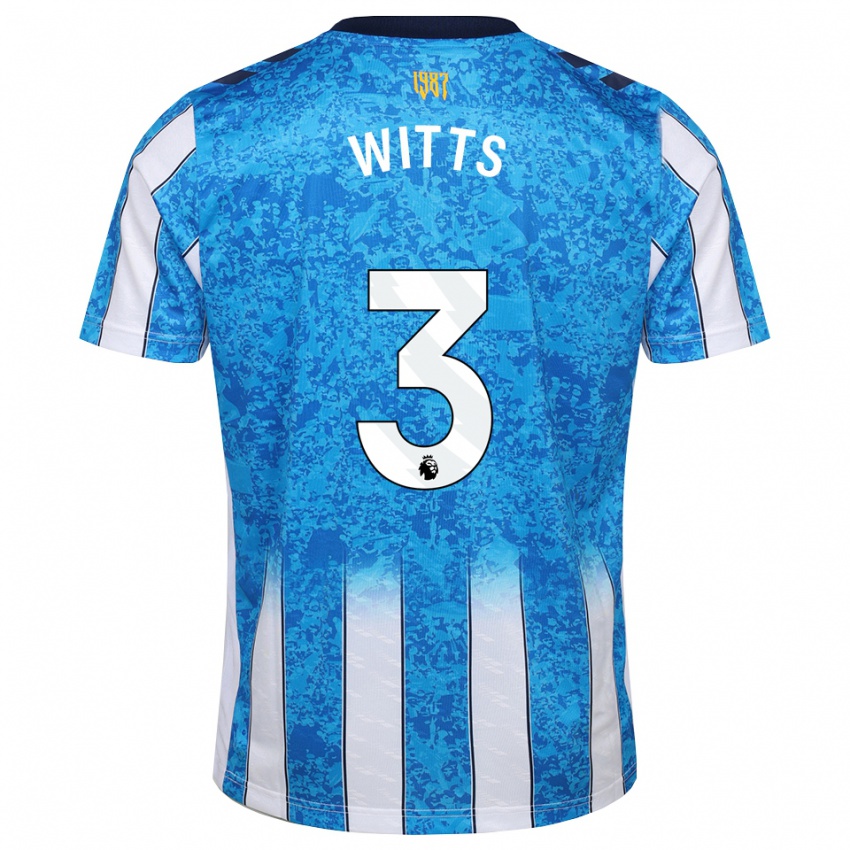 נשים Callum Witts #3 לבן כחול כתום ג'רזי ביתית 2026/27 חולצה קצרה