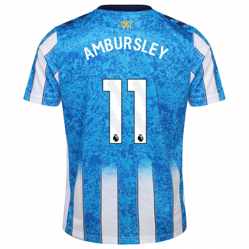 נשים Conrad Ambursley #11 לבן כחול כתום ג'רזי ביתית 2026/27 חולצה קצרה