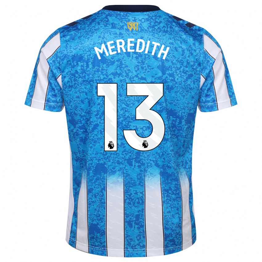 נשים Eliot Meredith #13 לבן כחול כתום ג'רזי ביתית 2026/27 חולצה קצרה