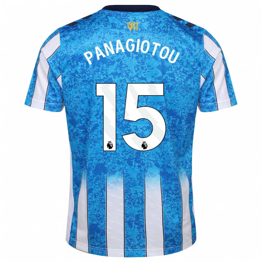 נשים Constantine Panagiotou #15 לבן כחול כתום ג'רזי ביתית 2026/27 חולצה קצרה