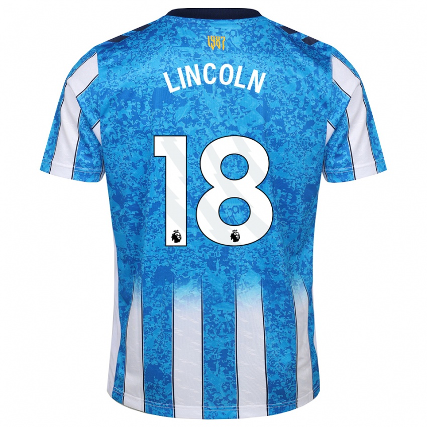 נשים Khavarni Lincoln #18 לבן כחול כתום ג'רזי ביתית 2026/27 חולצה קצרה