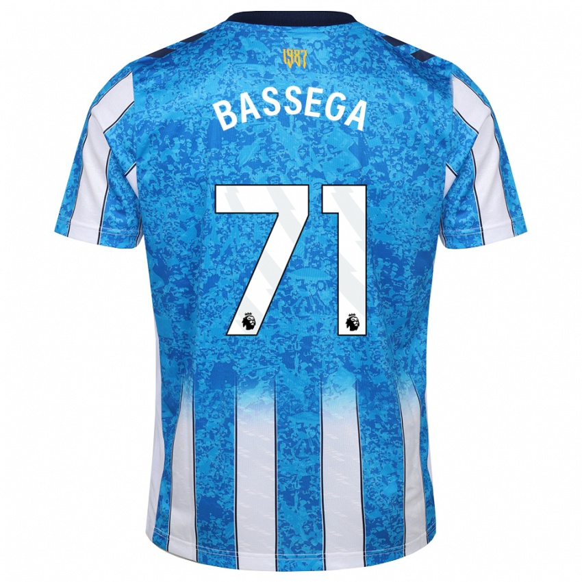 נשים Nsemi Bassega #71 לבן כחול כתום ג'רזי ביתית 2026/27 חולצה קצרה