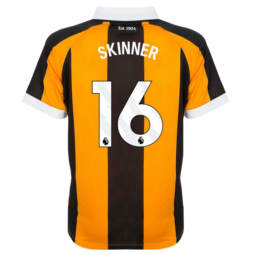 נשים Harley Skinner #16 כתום שחור לבן ג'רזי ביתית 2026/27 חולצה קצרה