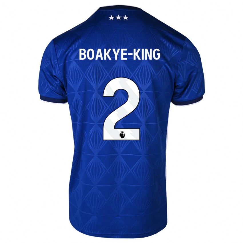 נשים Isaac Boakye-King #2 כחול בינוני לבן אדום ג'רזי ביתית 2026/27 חולצה קצרה