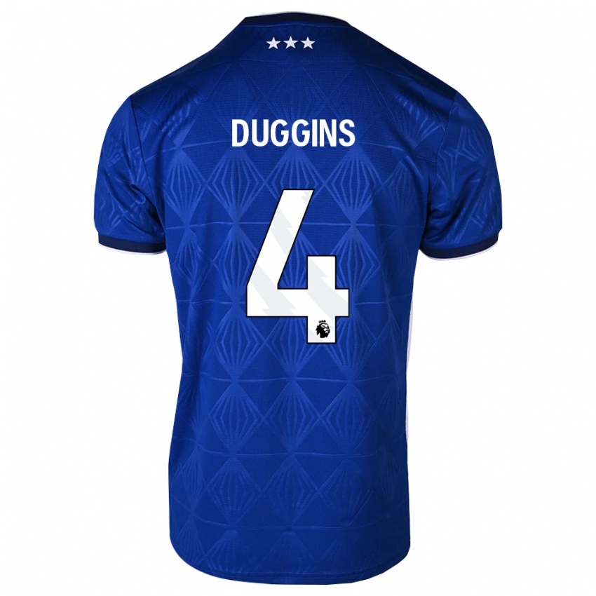 נשים Harvey Duggins #4 כחול בינוני לבן אדום ג'רזי ביתית 2026/27 חולצה קצרה