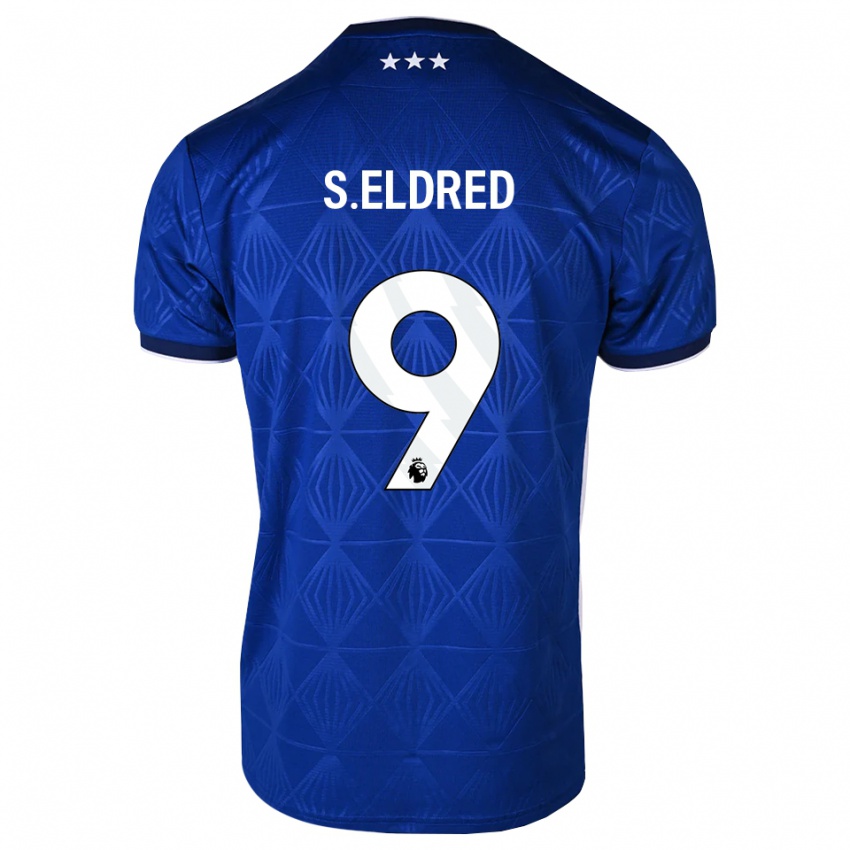 נשים Sid Eldred #9 כחול בינוני לבן אדום ג'רזי ביתית 2026/27 חולצה קצרה