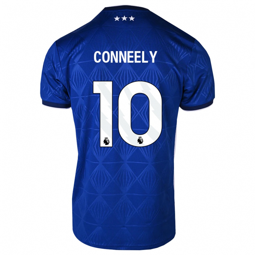 נשים George Conneely #10 כחול בינוני לבן אדום ג'רזי ביתית 2026/27 חולצה קצרה