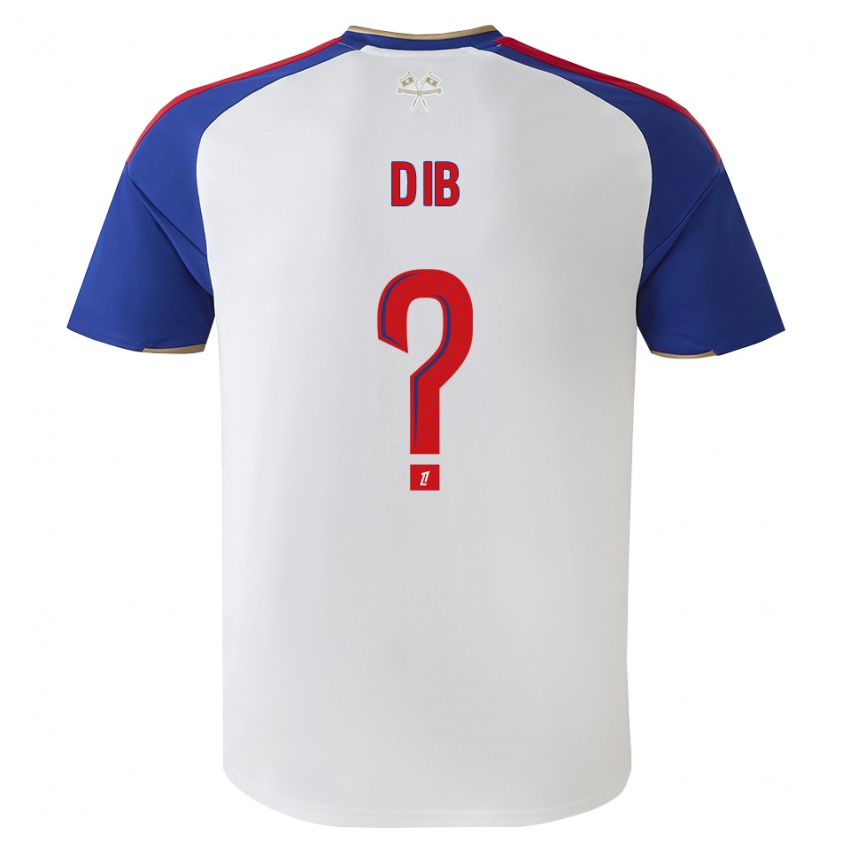 נשים Djibrail Dib #0 כחול מלכותי אדום לבן ג'רזי ביתית 2026/27 חולצה קצרה