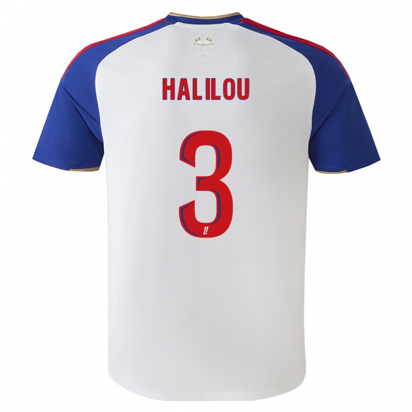 נשים Ibrahim Halilou #3 כחול מלכותי אדום לבן ג'רזי ביתית 2026/27 חולצה קצרה