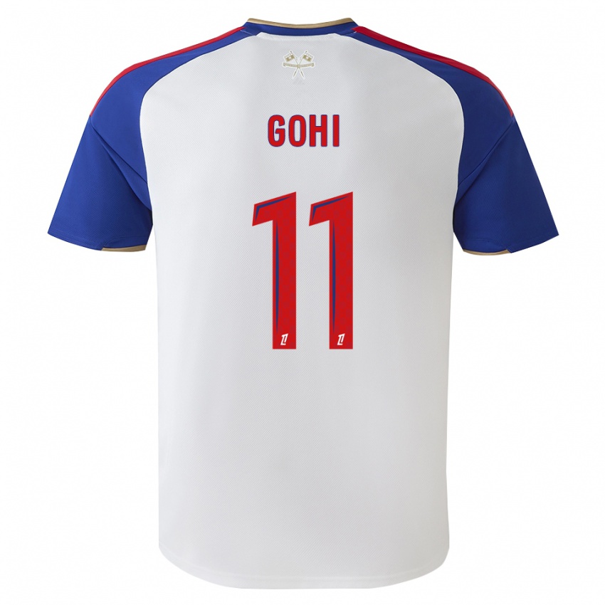 נשים Gnadou Gohi #11 כחול מלכותי אדום לבן ג'רזי ביתית 2026/27 חולצה קצרה