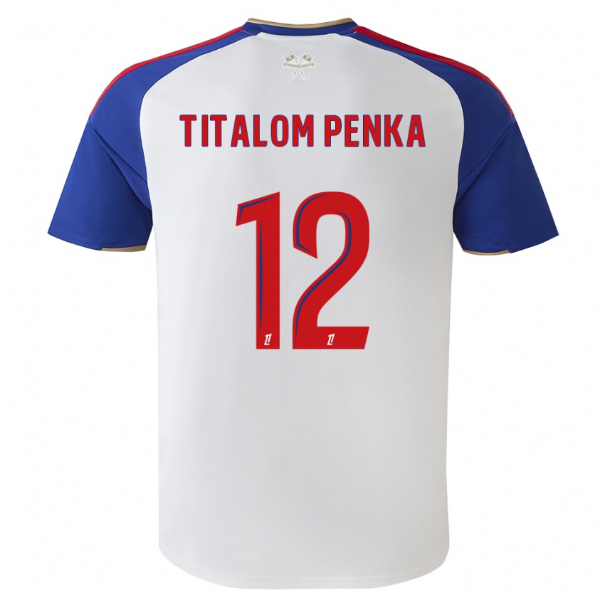 נשים Edwin Titalom Penka #12 כחול מלכותי אדום לבן ג'רזי ביתית 2026/27 חולצה קצרה