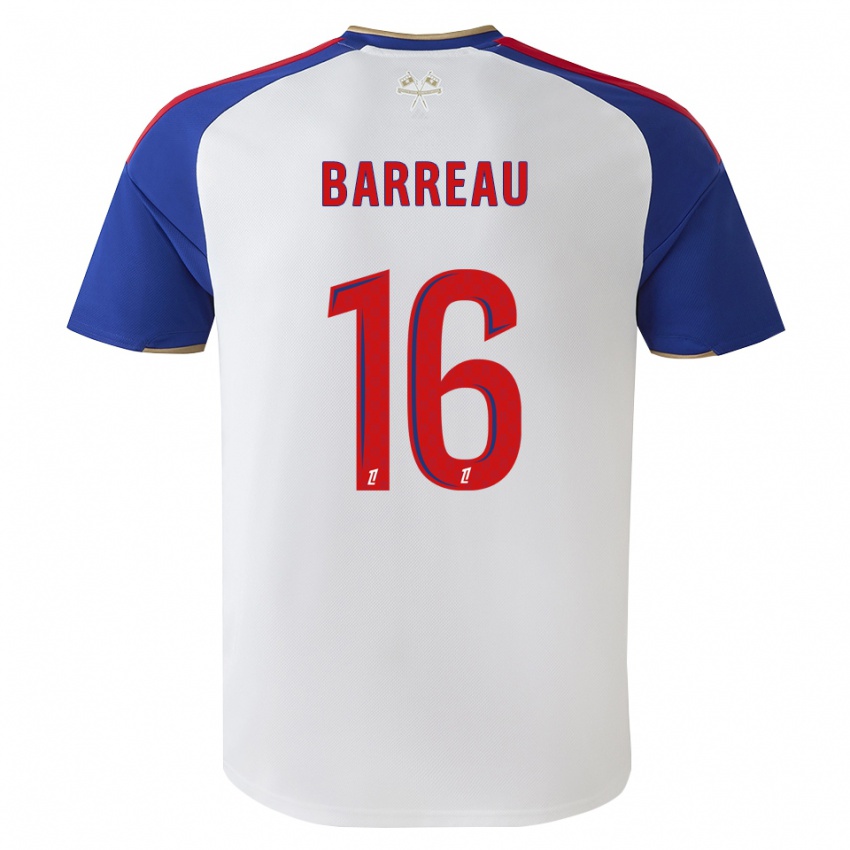 נשים Axel Barreau #16 כחול מלכותי אדום לבן ג'רזי ביתית 2026/27 חולצה קצרה