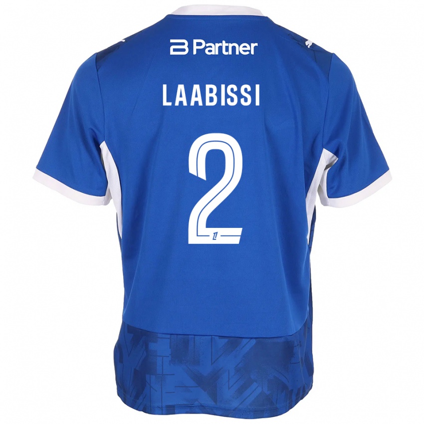 נשים Chad Laabissi #2 כחול בינוני לבן ג'רזי ביתית 2026/27 חולצה קצרה