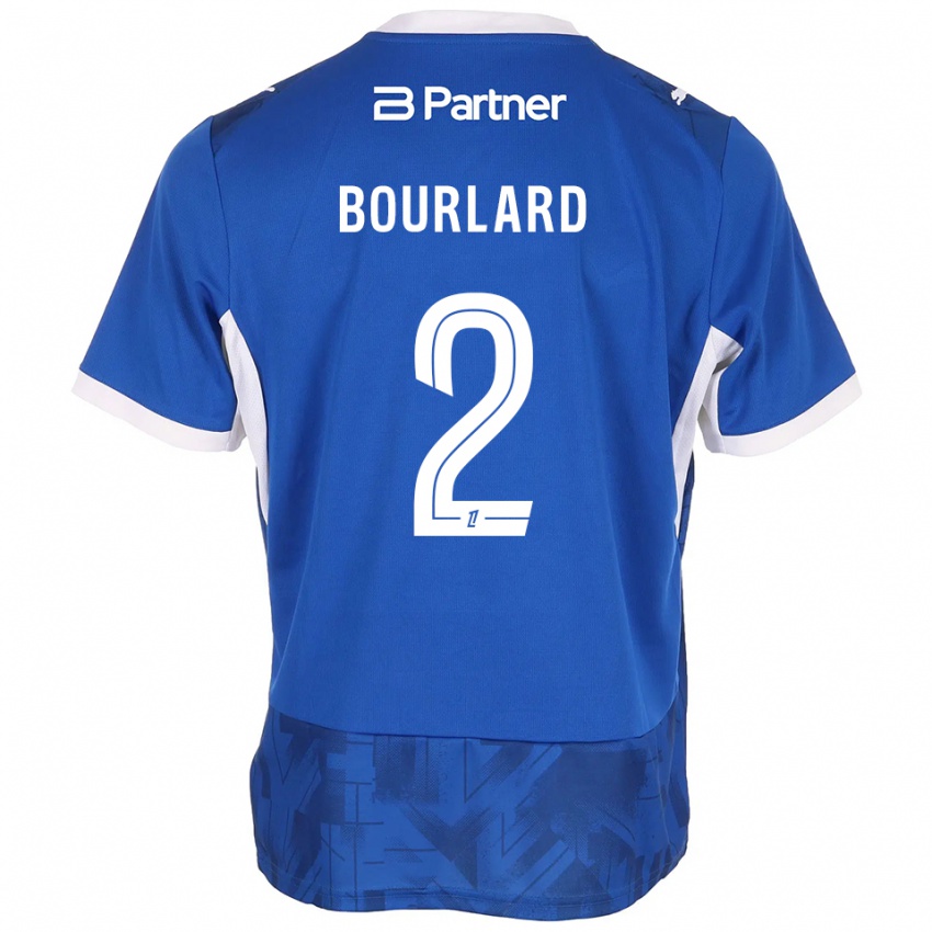 נשים Liam Bourlard #2 כחול בינוני לבן ג'רזי ביתית 2026/27 חולצה קצרה