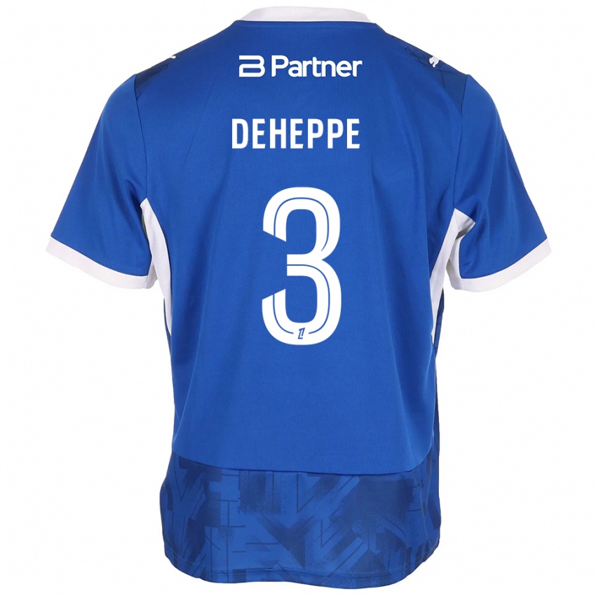 נשים Nathan Deheppe #3 כחול בינוני לבן ג'רזי ביתית 2026/27 חולצה קצרה