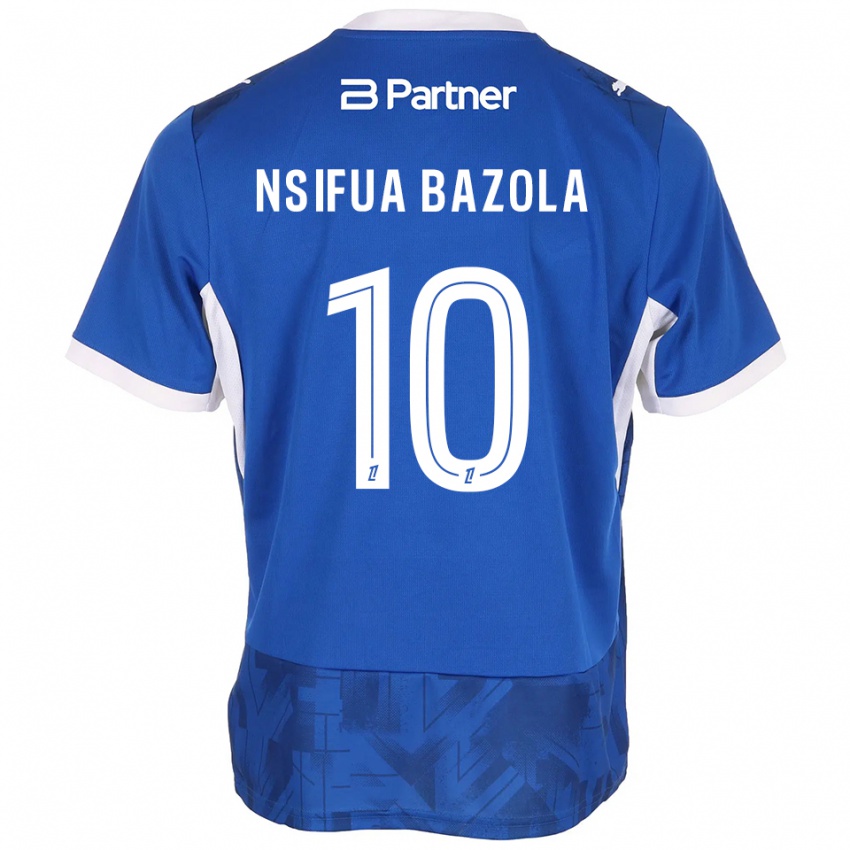 נשים Preston Nsifua Bazola #10 כחול בינוני לבן ג'רזי ביתית 2026/27 חולצה קצרה