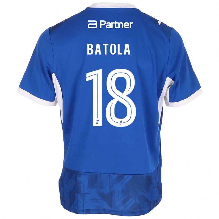 נשים Christ Batola #18 כחול בינוני לבן ג'רזי ביתית 2026/27 חולצה קצרה