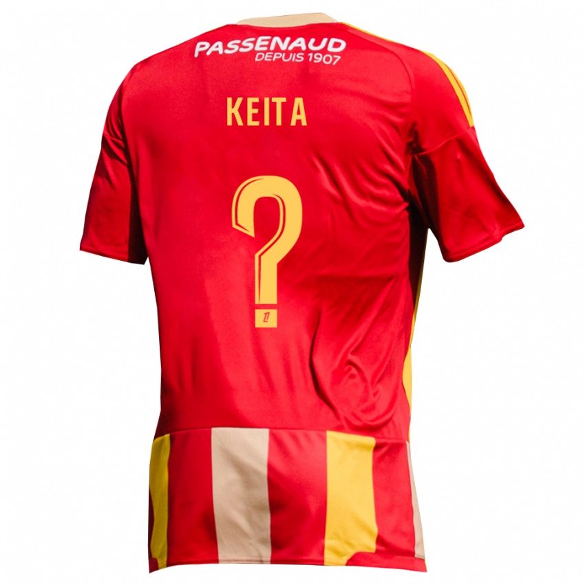 נשים Ilan Keita #0 צהוב אדום ירוק ג'רזי ביתית 2026/27 חולצה קצרה