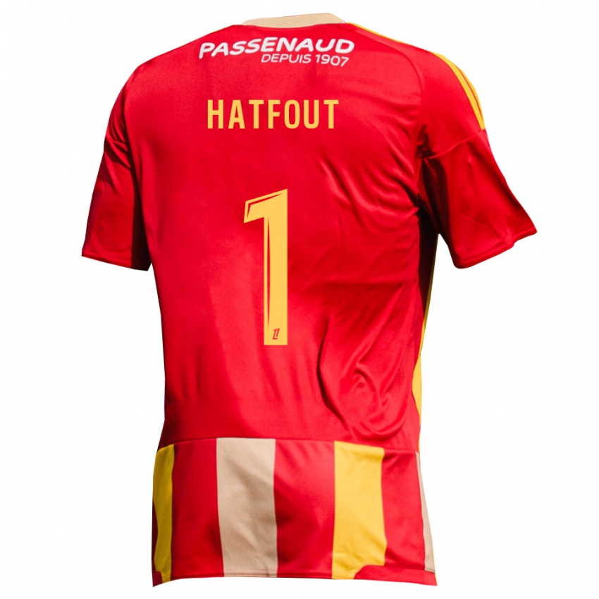 נשים Ewan Hatfout #1 צהוב אדום ירוק ג'רזי ביתית 2026/27 חולצה קצרה