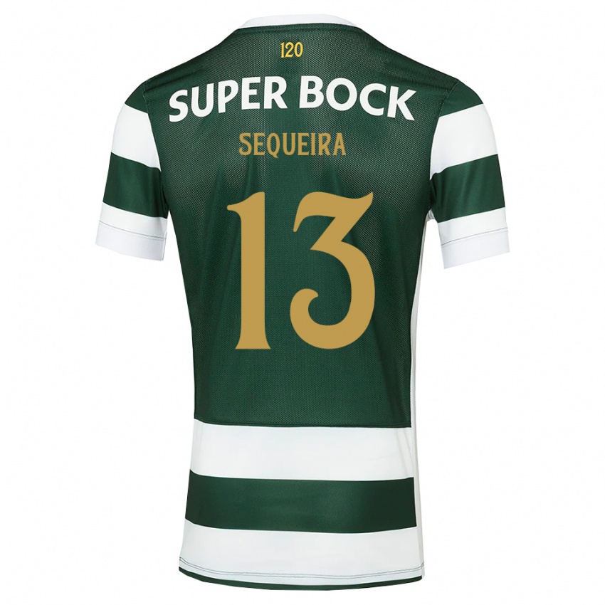 נשים Edgar Sequeira #13 אפור כהה לבן ג'רזי ביתית 2026/27 חולצה קצרה