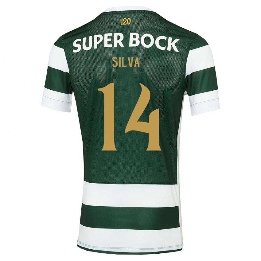 נשים Guilherme Silva #14 אפור כהה לבן ג'רזי ביתית 2026/27 חולצה קצרה