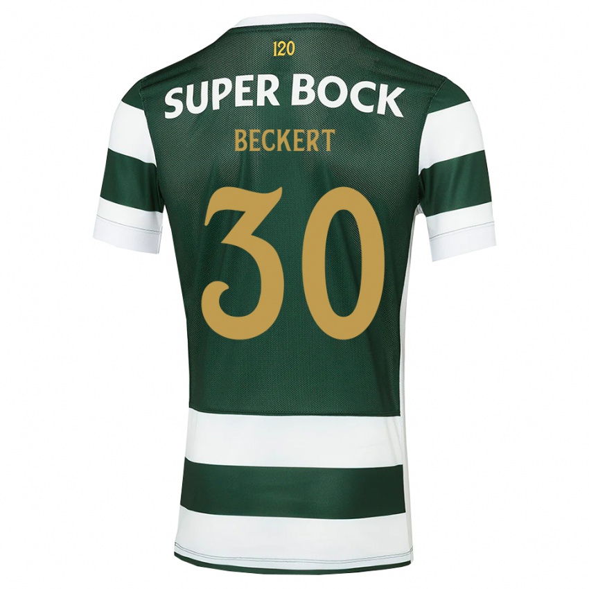 נשים Carolina Beckert #30 אפור כהה לבן ג'רזי ביתית 2026/27 חולצה קצרה