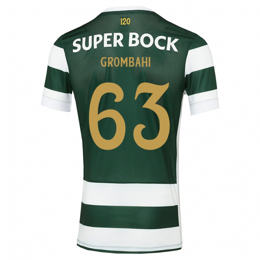 נשים Chris Grombahi #63 אפור כהה לבן ג'רזי ביתית 2026/27 חולצה קצרה