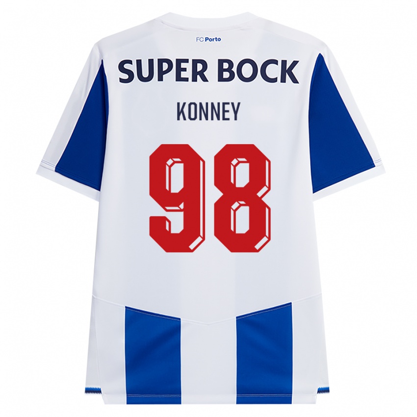 נשים Dennis Konney #98 כחול לבן אדום ג'רזי ביתית 2026/27 חולצה קצרה