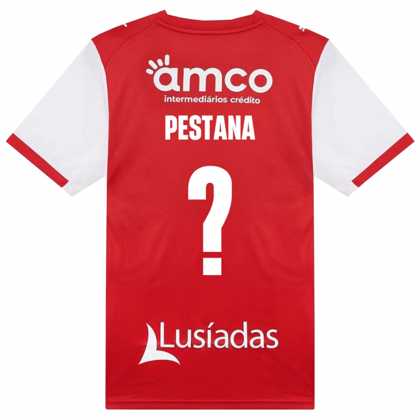 נשים Rafael Pestana #0 לבן אדום שחור ג'רזי ביתית 2026/27 חולצה קצרה