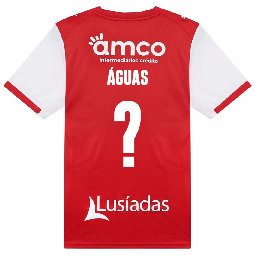 נשים Diogo Águas #0 לבן אדום שחור ג'רזי ביתית 2026/27 חולצה קצרה