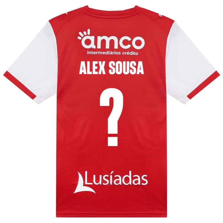 נשים Alex Sousa #0 לבן אדום שחור ג'רזי ביתית 2026/27 חולצה קצרה