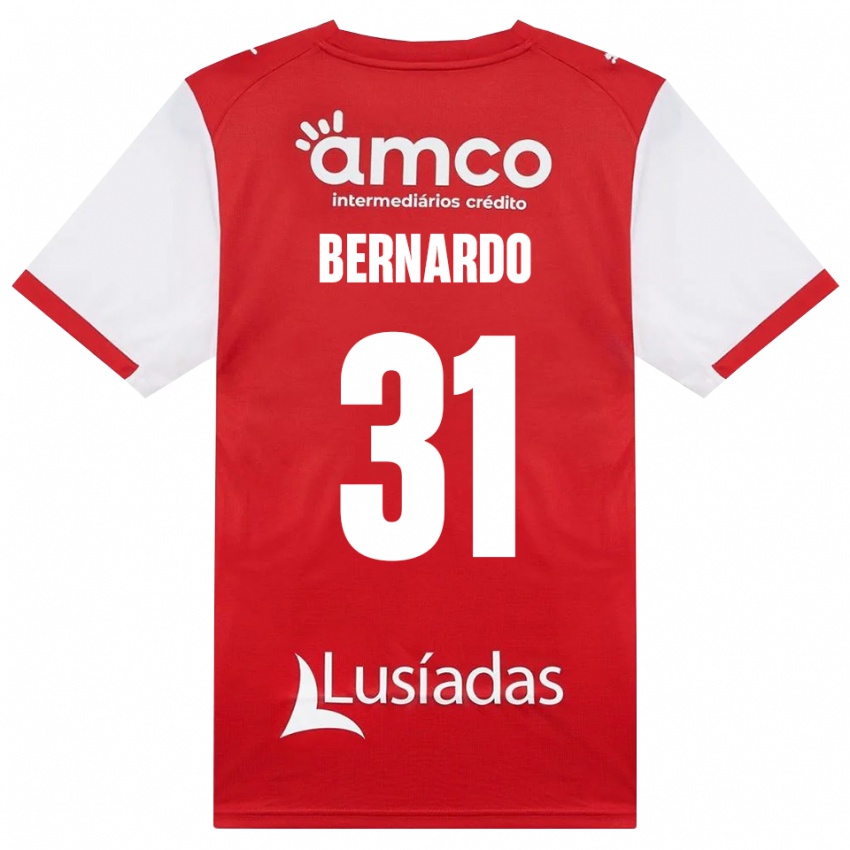 נשים Bernardo #31 לבן אדום שחור ג'רזי ביתית 2026/27 חולצה קצרה